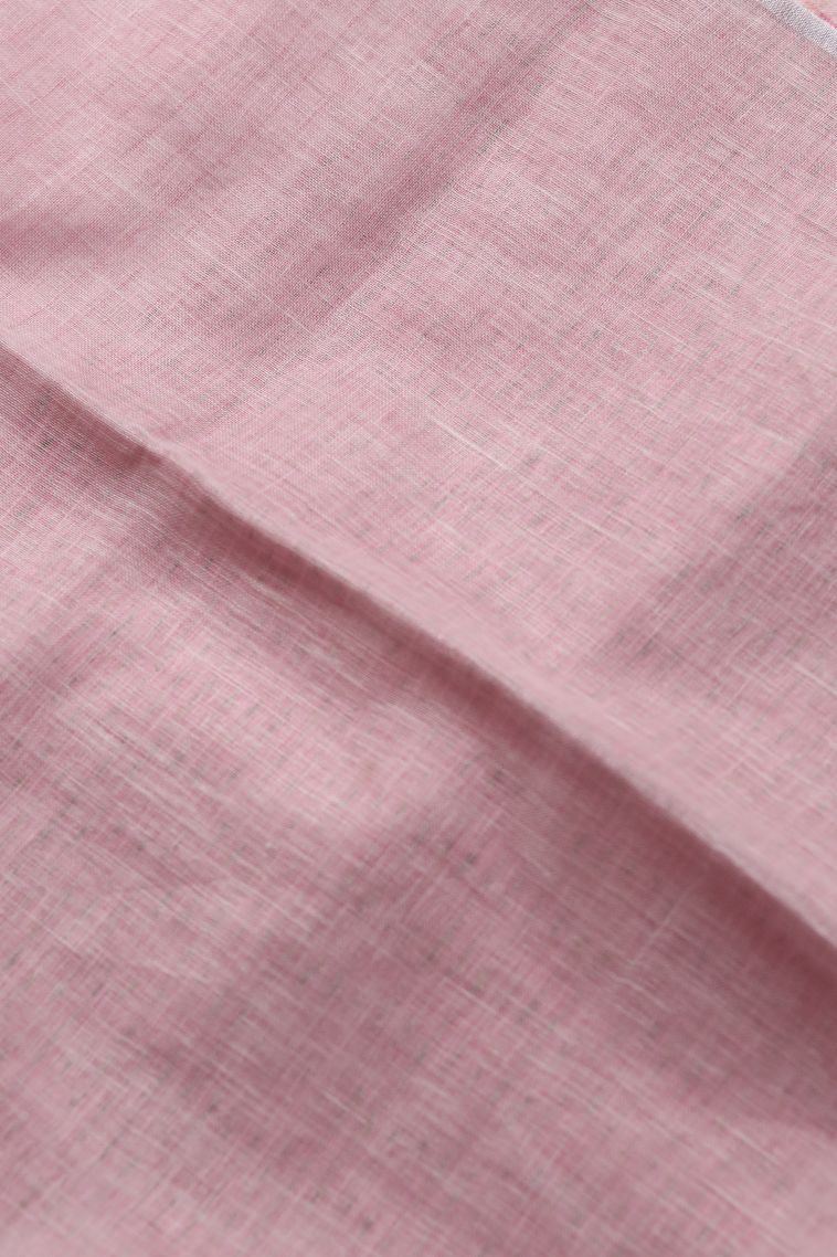 Elegant Linen Saree with Solid Border view 3